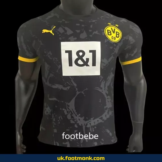 Away black Dortmund Match Jersey 2023 2024.