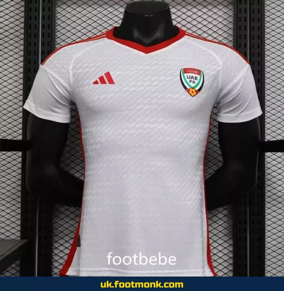 Home White 2024 United Arab Emirates Match Jersey.