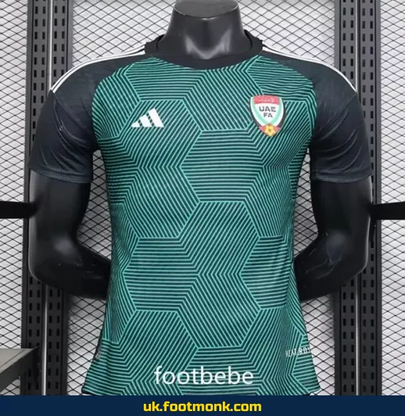 Away green 2024 United Arab Emirates match jersey.