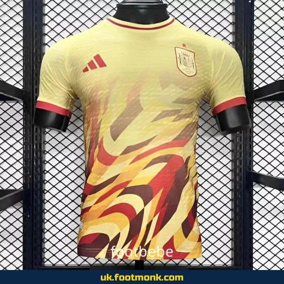 Spain 2024 Match Jersey yellow special edition.