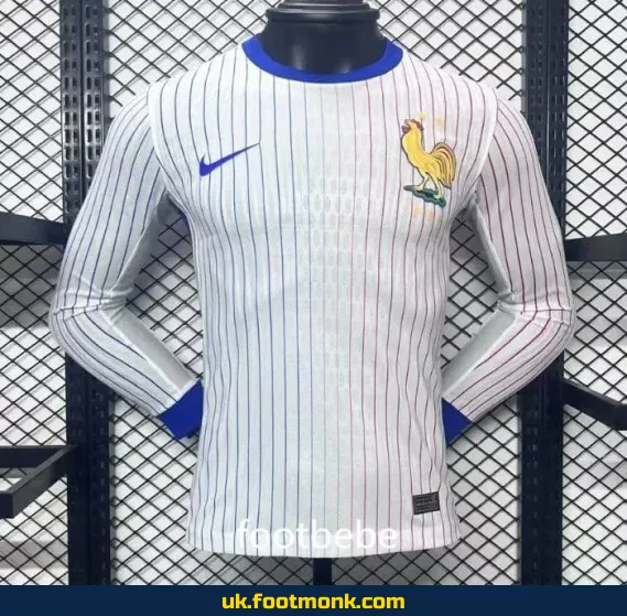 France Euro 2024 away long-sleeved match jersey.