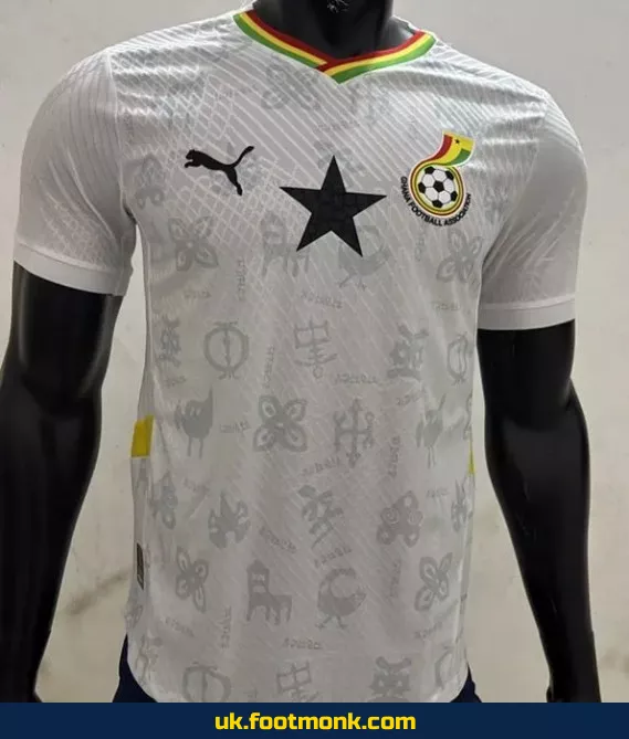 Ghana Match Jersey 2024 2025 White.