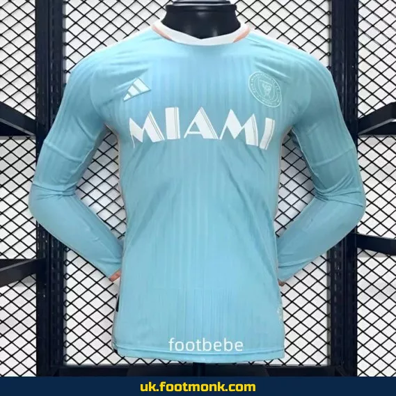 Inter Miami 2024 2025 Third long-sleeved match jersey.