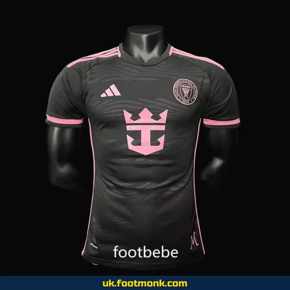 Away black Inter Miami 2024 2025 match jersey.