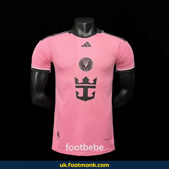 Inter Miami 2024 home pink jersey.