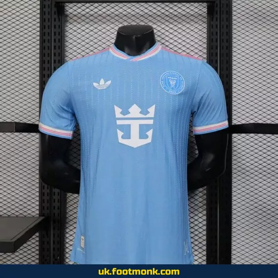 Inter Miami 2025-2026 Third Jersey blue.