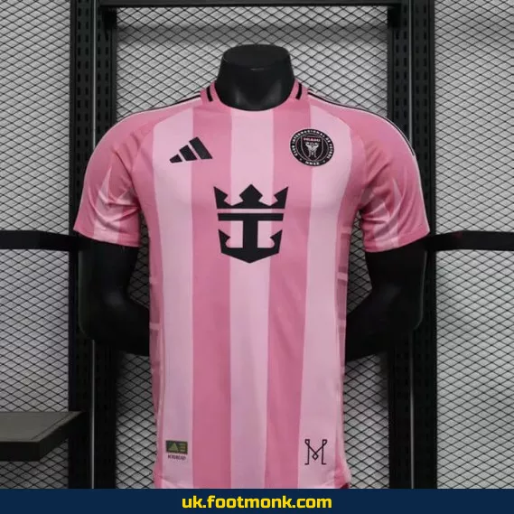 Inter Miami 2025-2026 home pink jersey.