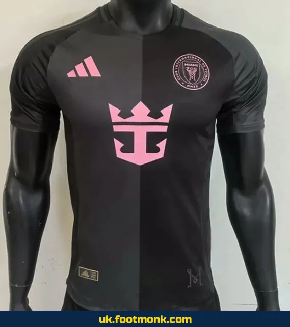 Away black Inter Miami 2025 2026 match jersey.