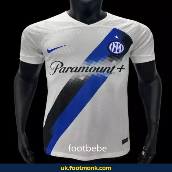 Away white Inter Milan 2023 2024 match jersey.