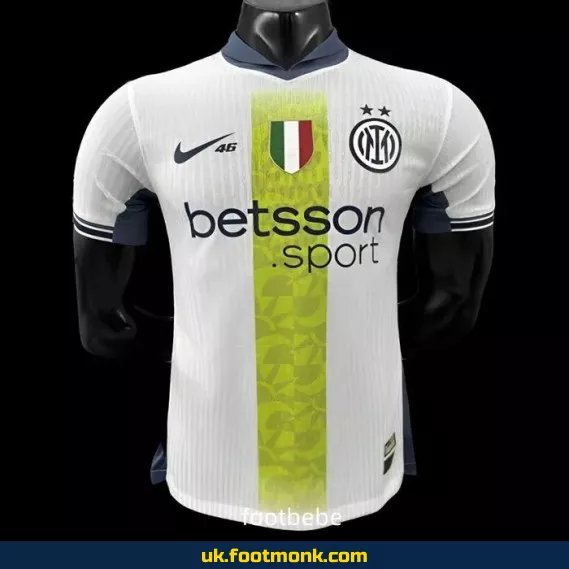 Home Jersey Match Inter Milan 2024 2025 Valentino Rossi.
