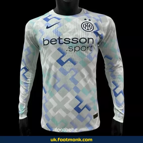 Inter Milan 2025 2026 away long sleeves jersey.