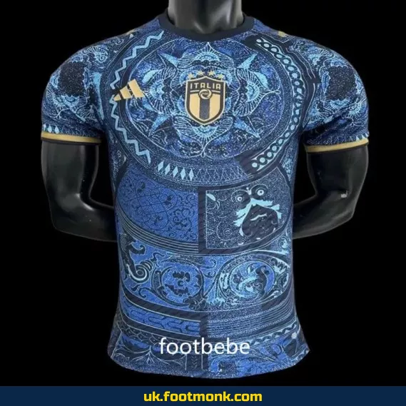 Italy jersey match 2023 2024 special edition blue.