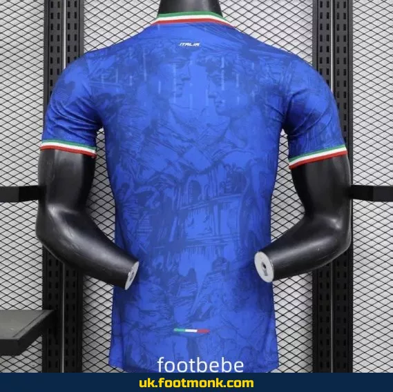 Match jersey Italy 2024 blue special edition.