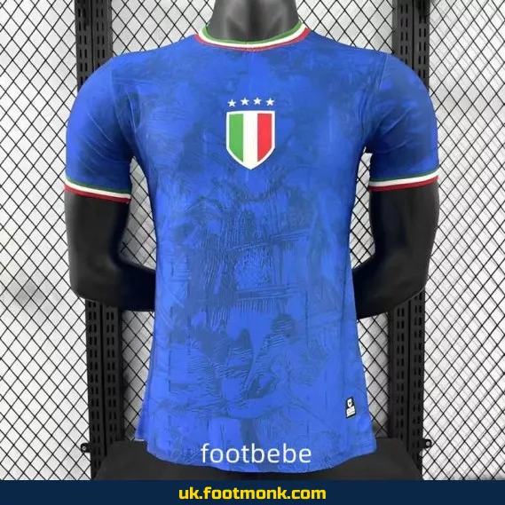 Match jersey Italy 2024 blue special edition.