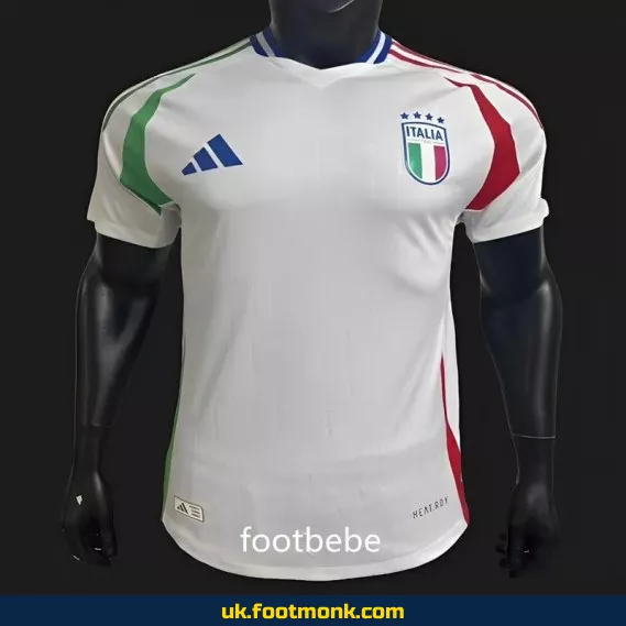 Italy Euro 2024 Home White Jersey.