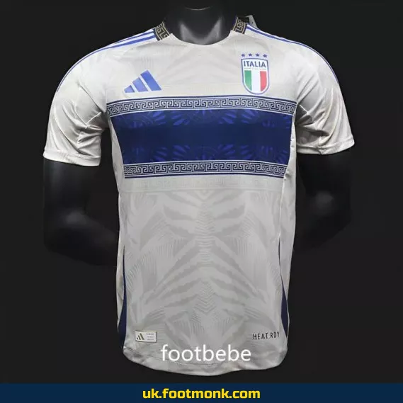 Match jersey Italy Versace 2024 White.