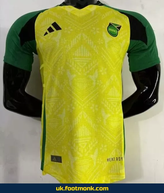 Jamaica 2024 2025 home yellow match jersey.