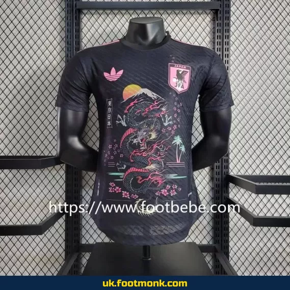 Match jersey Japan 2023 dragon special edition black.