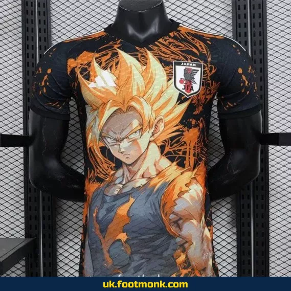Match Jersey Japan 2024 2025 Dragon Ball yellow.