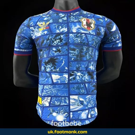 Japan 2024 Match Jersey Dragon Ball Wukong blue.