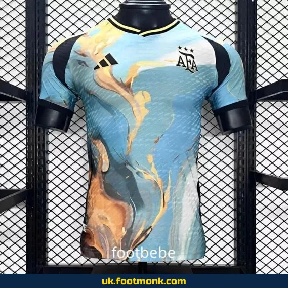 Japan 2024 Match Jersey Watercolor Painting Concept.