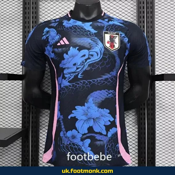 Match jersey Japan 2024 blue dragon.