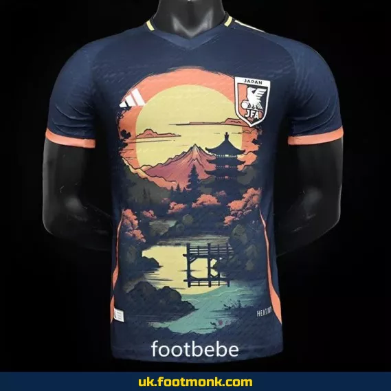 Japan 2024 Match Jersey morning oil painting.