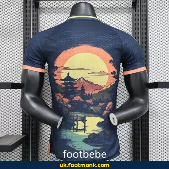Japan 2024 Match Jersey morning oil painting.