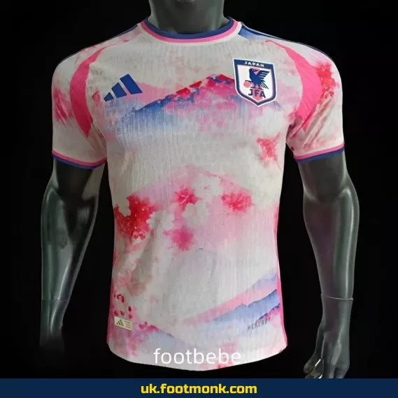 Match jersey Japan 2024 pink white special edition.