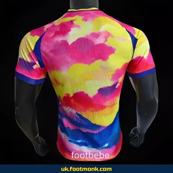 Japan 2024 Match Jersey special edition pink yellow blue.
