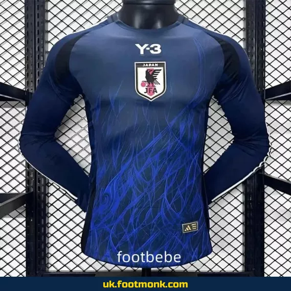Japan Y3 2024 home long-sleeved match jersey.