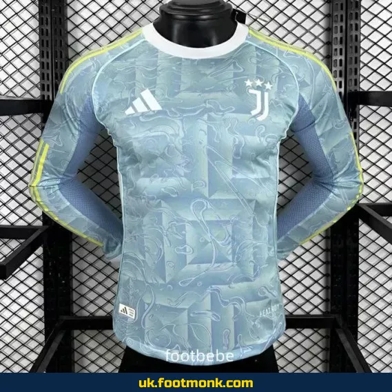Away long-sleeved Juventus Match Jersey 2025 2026.