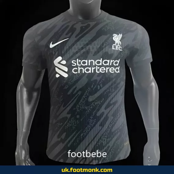 Liverpool Match Jersey 2024 2025 goalkeeper black.