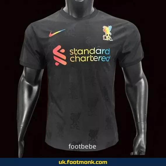 Special edition black Liverpool match jersey 2024-2025.