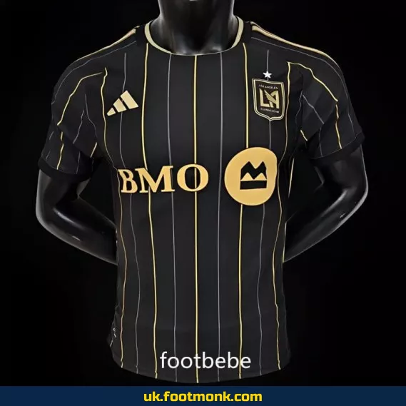 Home black Los Angeles FC 2024 2025 Match Jersey.