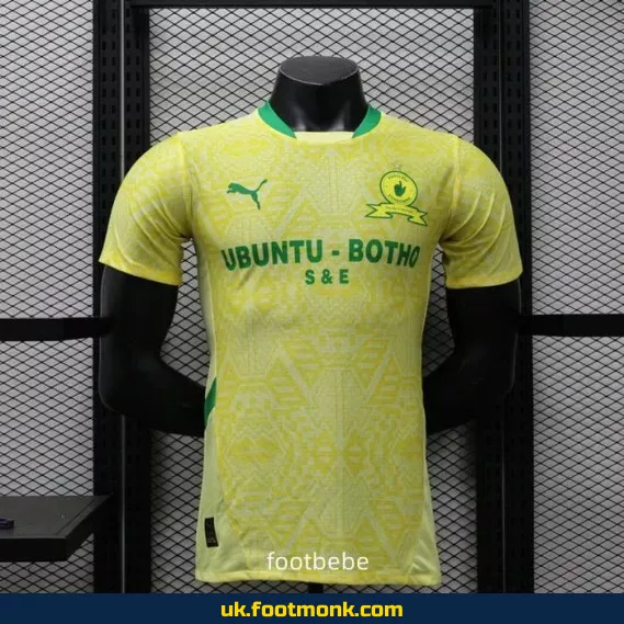 Match Jersey Mamelodi Sundowns 2024 2025 yellow.
