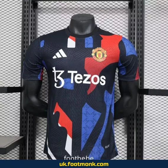 Manchester United 2024 2025 training match jersey.