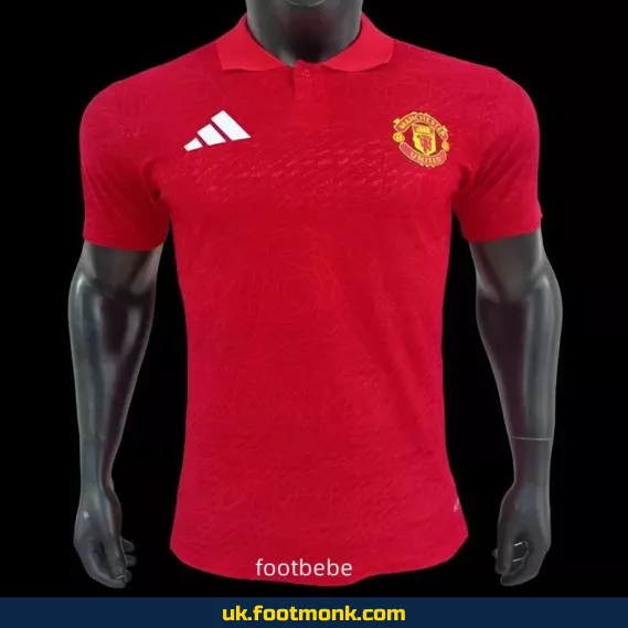 Manchester United 2025 Match Jersey Red Polo.