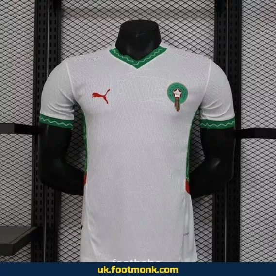 Match Jersey Morocco 2024 2025 White.