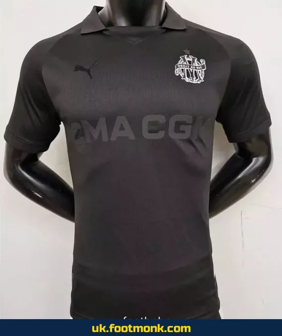 Match jersey Marseille 2024 2025 125 years black.