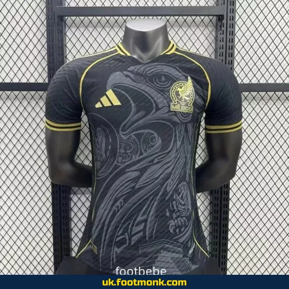 Match jersey Mexico 2025 2026 concept version black.