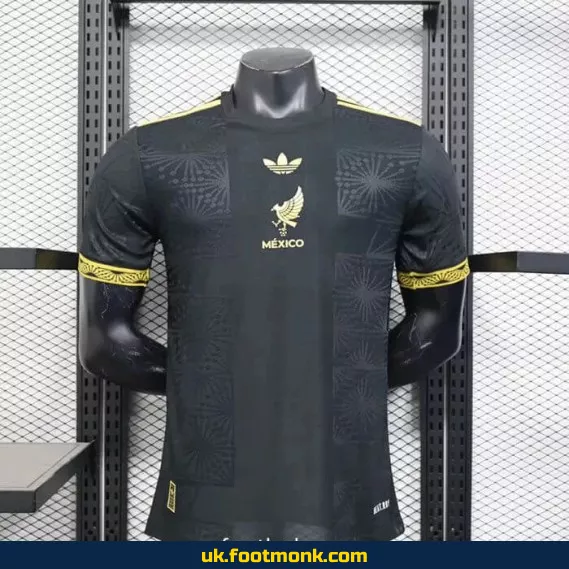 Match jersey Mexico 2025 2026 black.