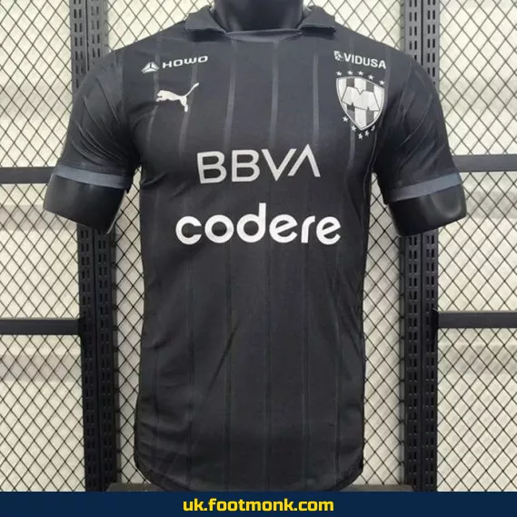 Match jersey Monterrey 2025 black.