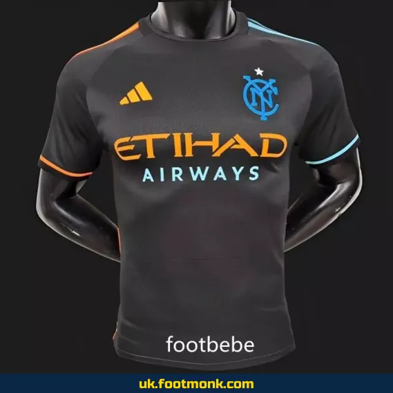 Away jersey New York City 2024 2025 black.