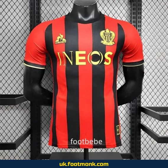 Home jersey OGC Nice 2024 2025 match.