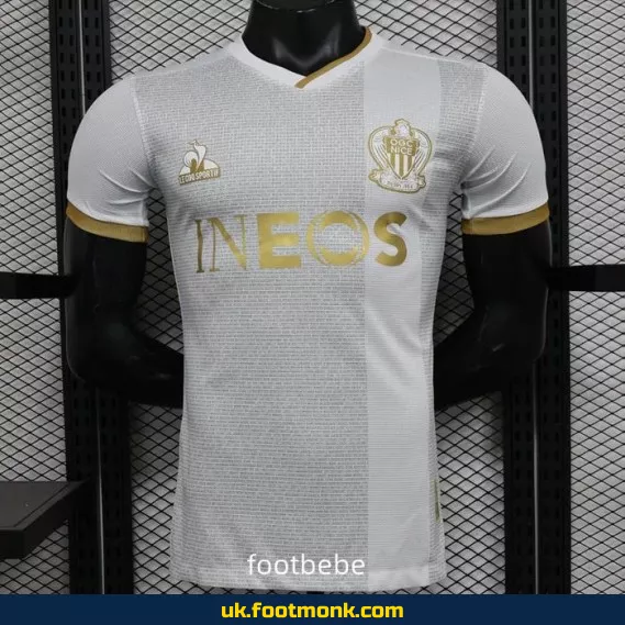 Away Match Jersey OGC Nice 2024 2025.