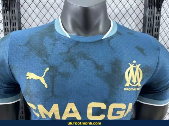 Olympique Marseille 2024-2025 blue match jersey.
