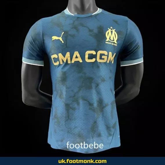 Olympique Marseille 2024-2025 blue match jersey.