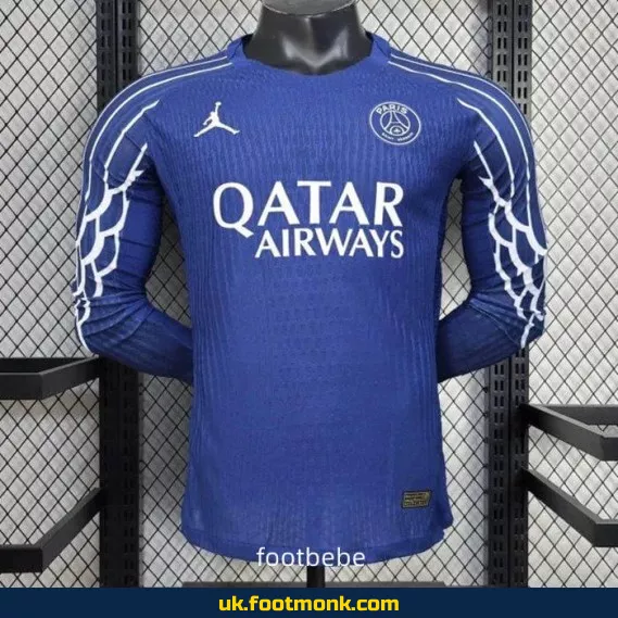 PSG 2024 2025 Match Jersey blue Long sleeves.
