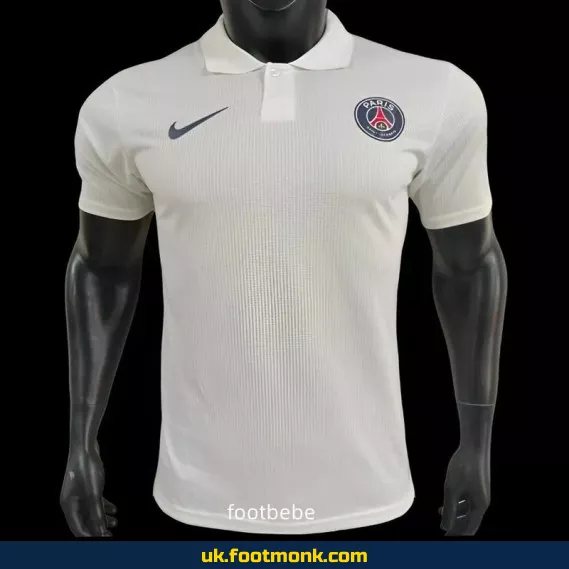 PSG 2025 Match Polo Shirt White.